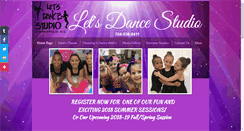 Desktop Screenshot of lets-dance-studio.com